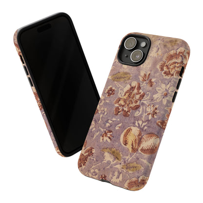 Vintage Lavender & Rose Fruit & Floral iPhone Case