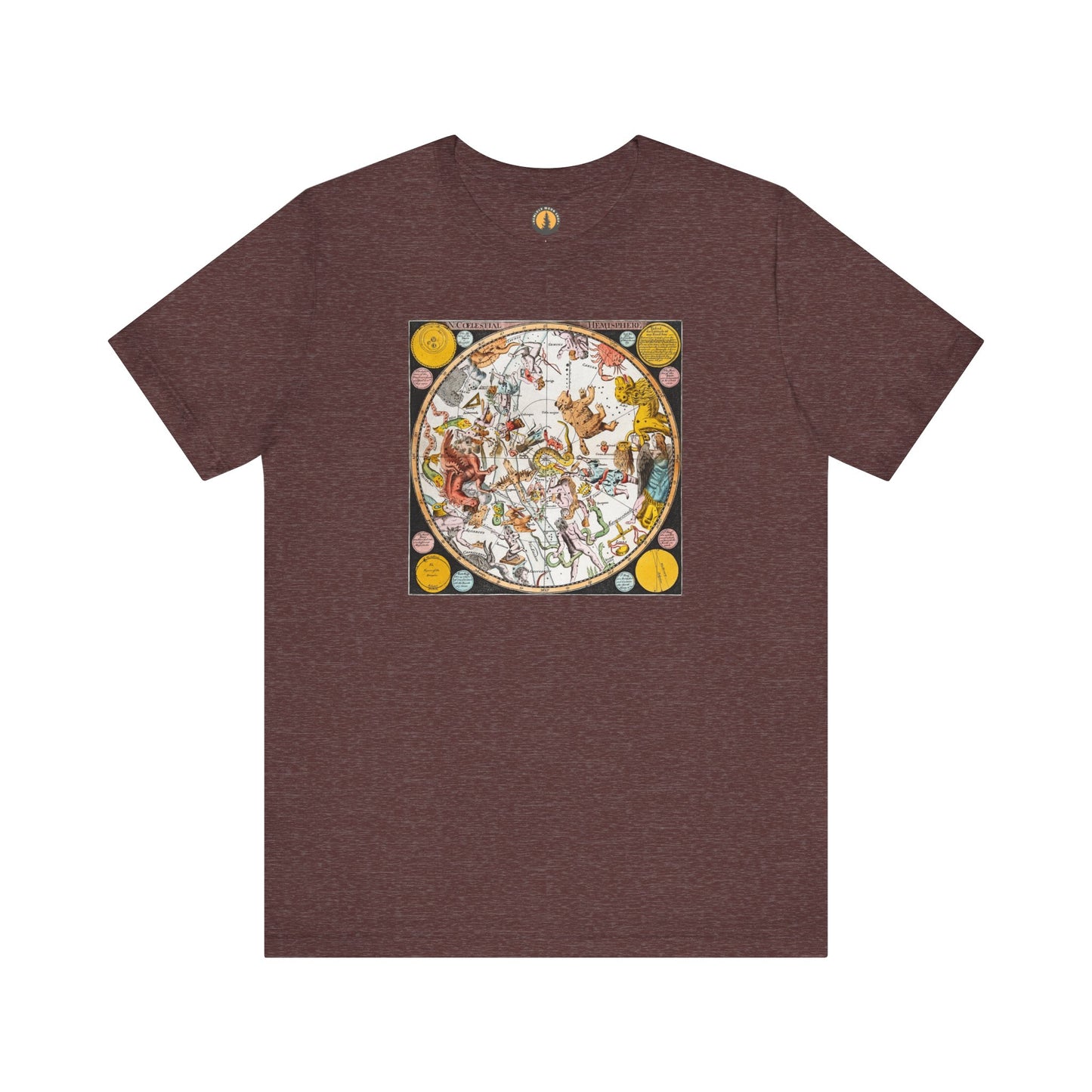 Constellations Vintage Star Map Tee