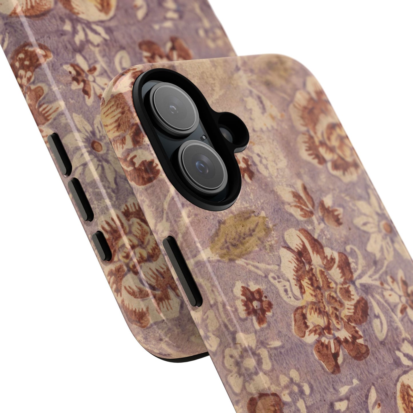 Vintage Lavender & Rose Fruit & Floral iPhone Case