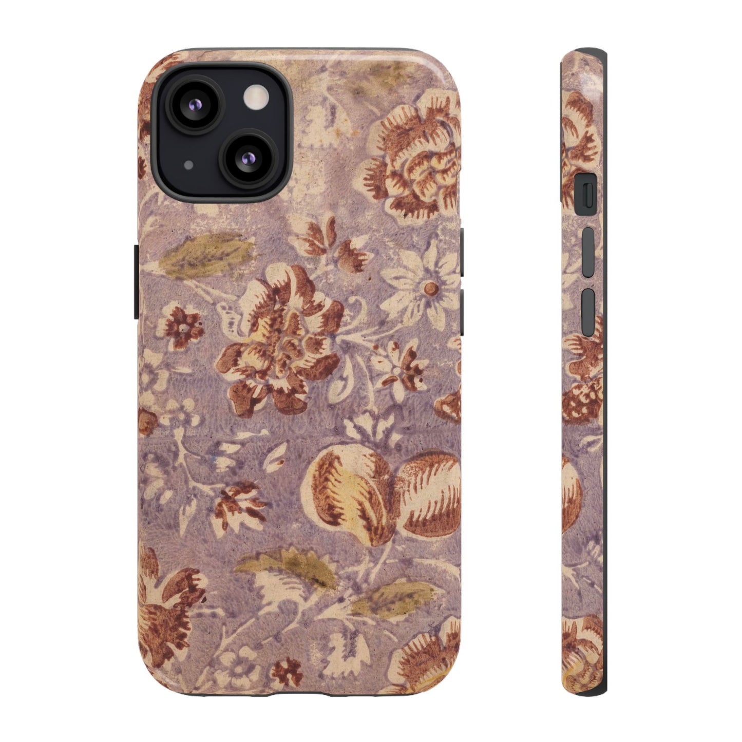 Vintage Lavender & Rose Fruit & Floral iPhone Case