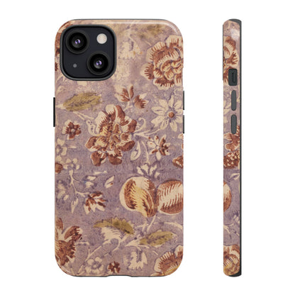 Vintage Lavender & Rose Fruit & Floral iPhone Case