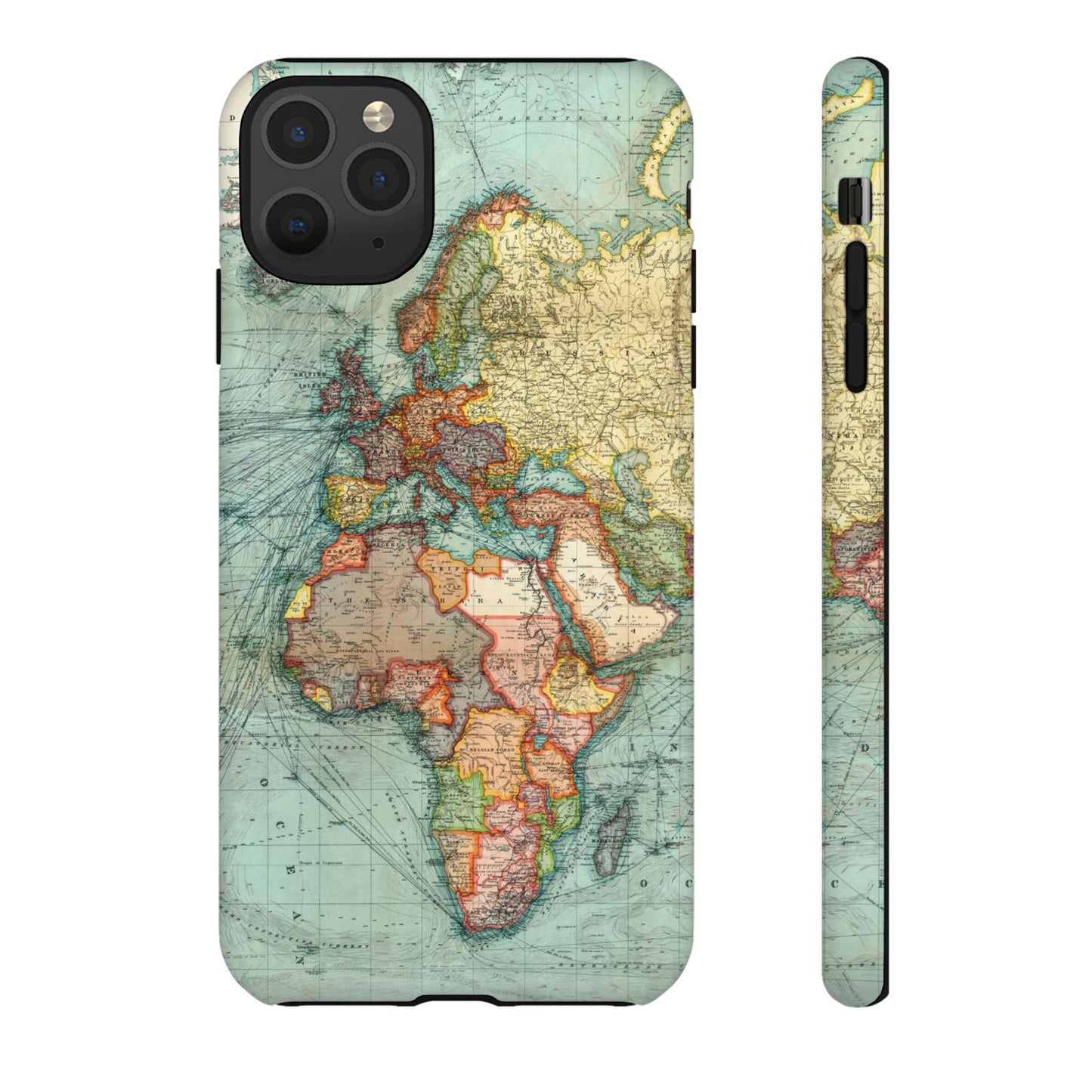 World Map iPhone Case