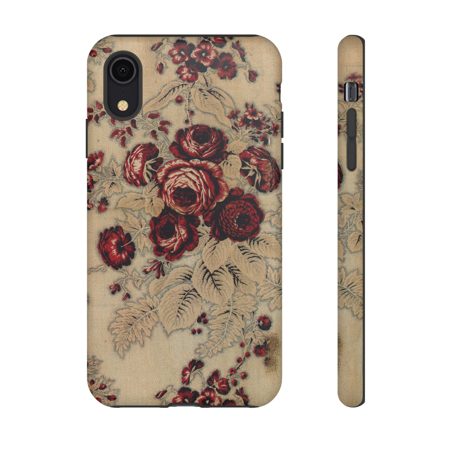 Red Roses Vintage iPhone Case