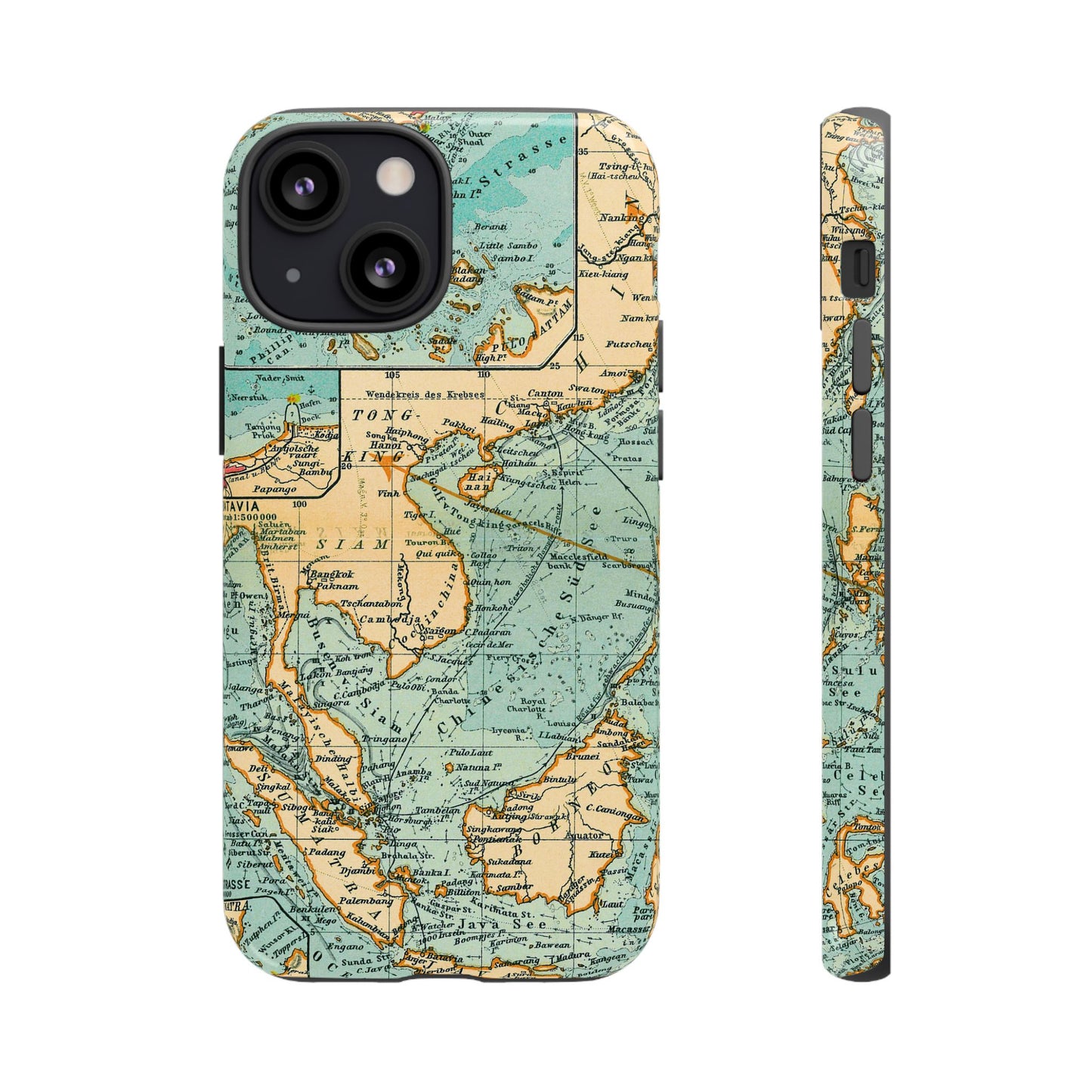 South China Sea Antique Map iPhone Case