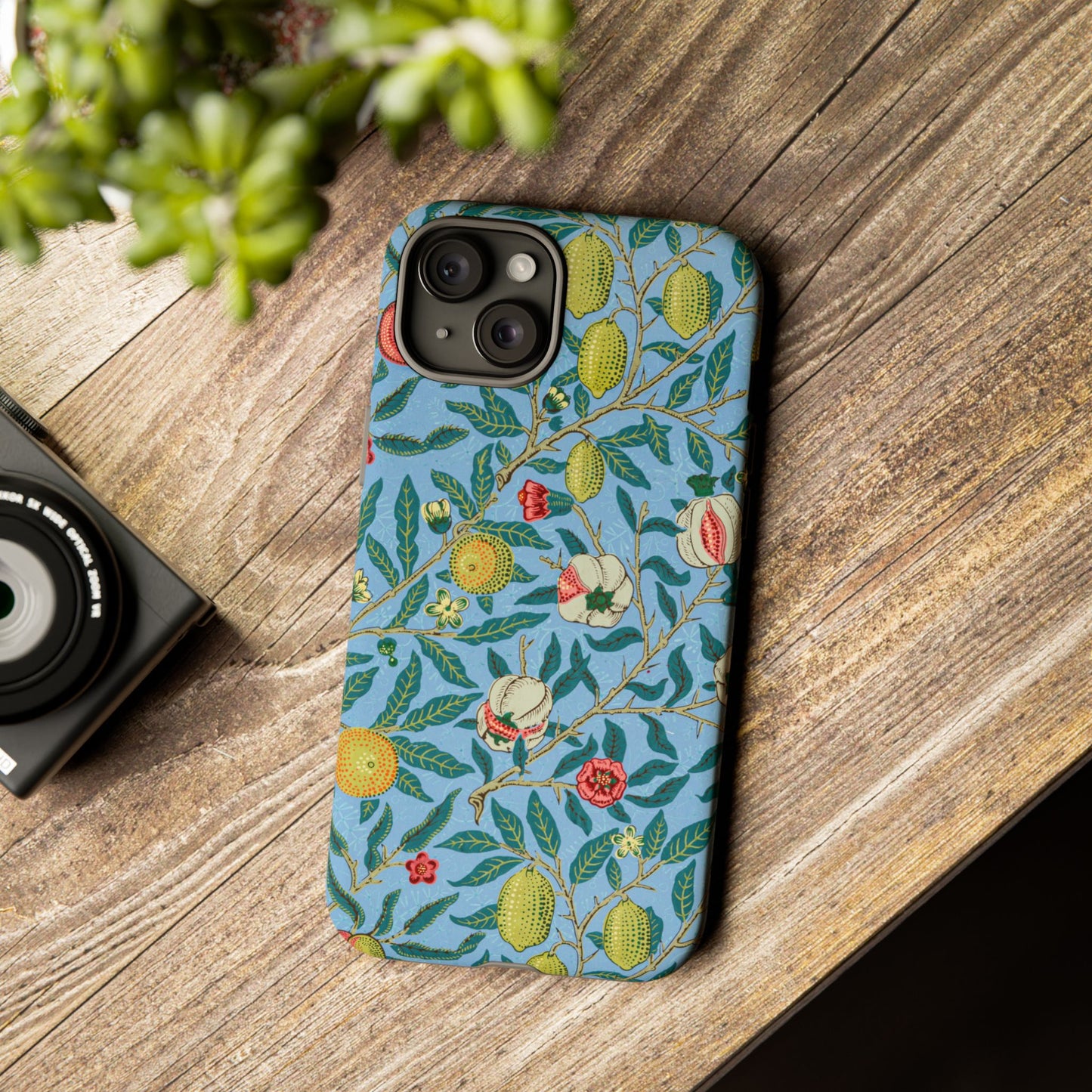 Four Fruits Antique Arts & Crafts iPhone Case