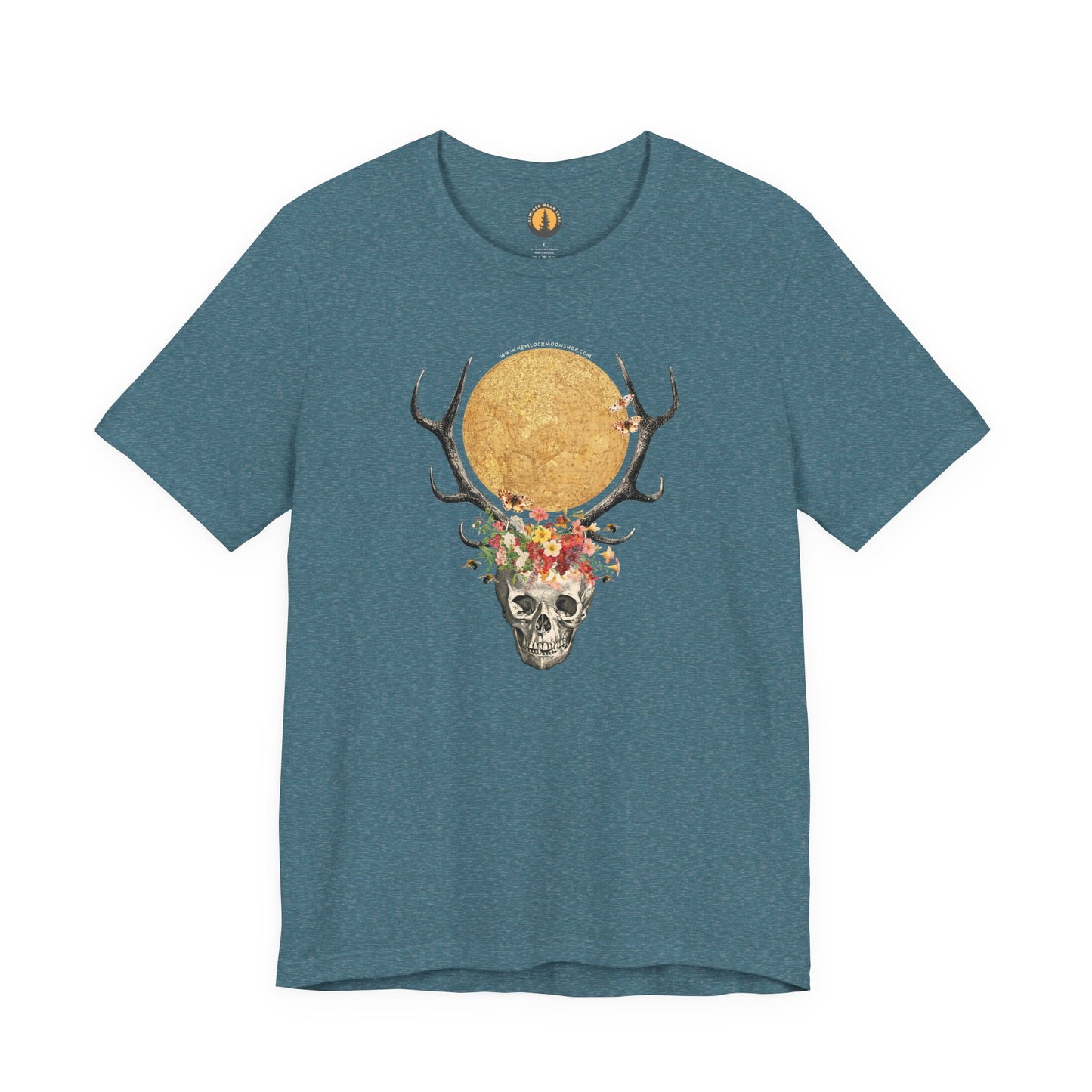 Bohemian Skull & Antlers Tee