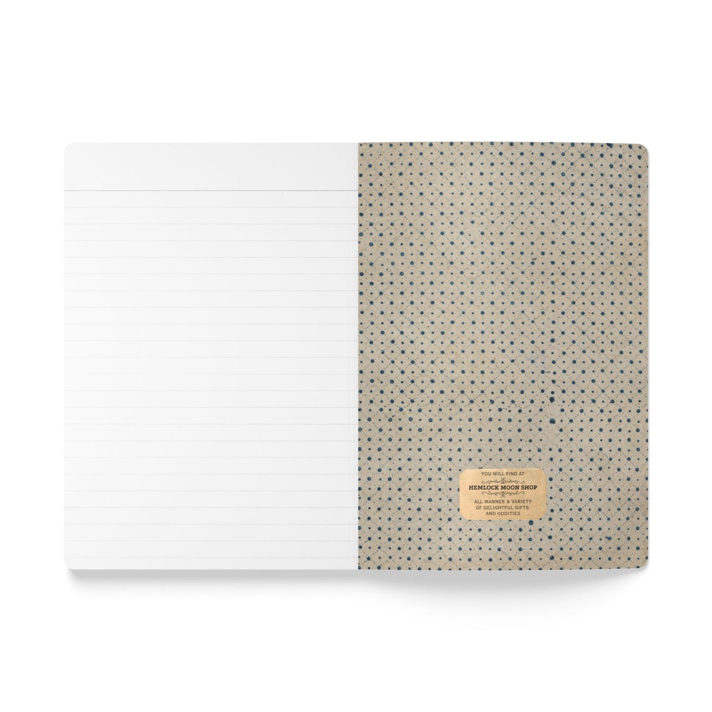 Owl & Moon Vintage Field Notes | Softcover Journal with Inside Illustrations
