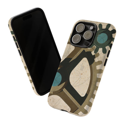 Antique Industrial Cog Wheels iPhone Case