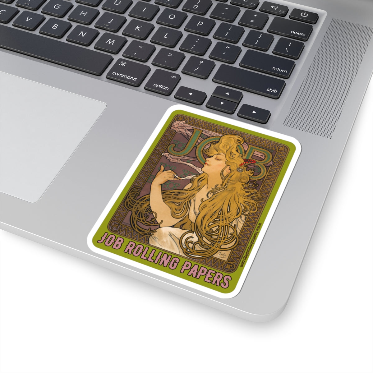 Bronze Job Rolling Papers | Retro Art Nouveau Sticker (4 sizes)