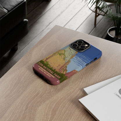 Zion National Park Retro iPhone Case