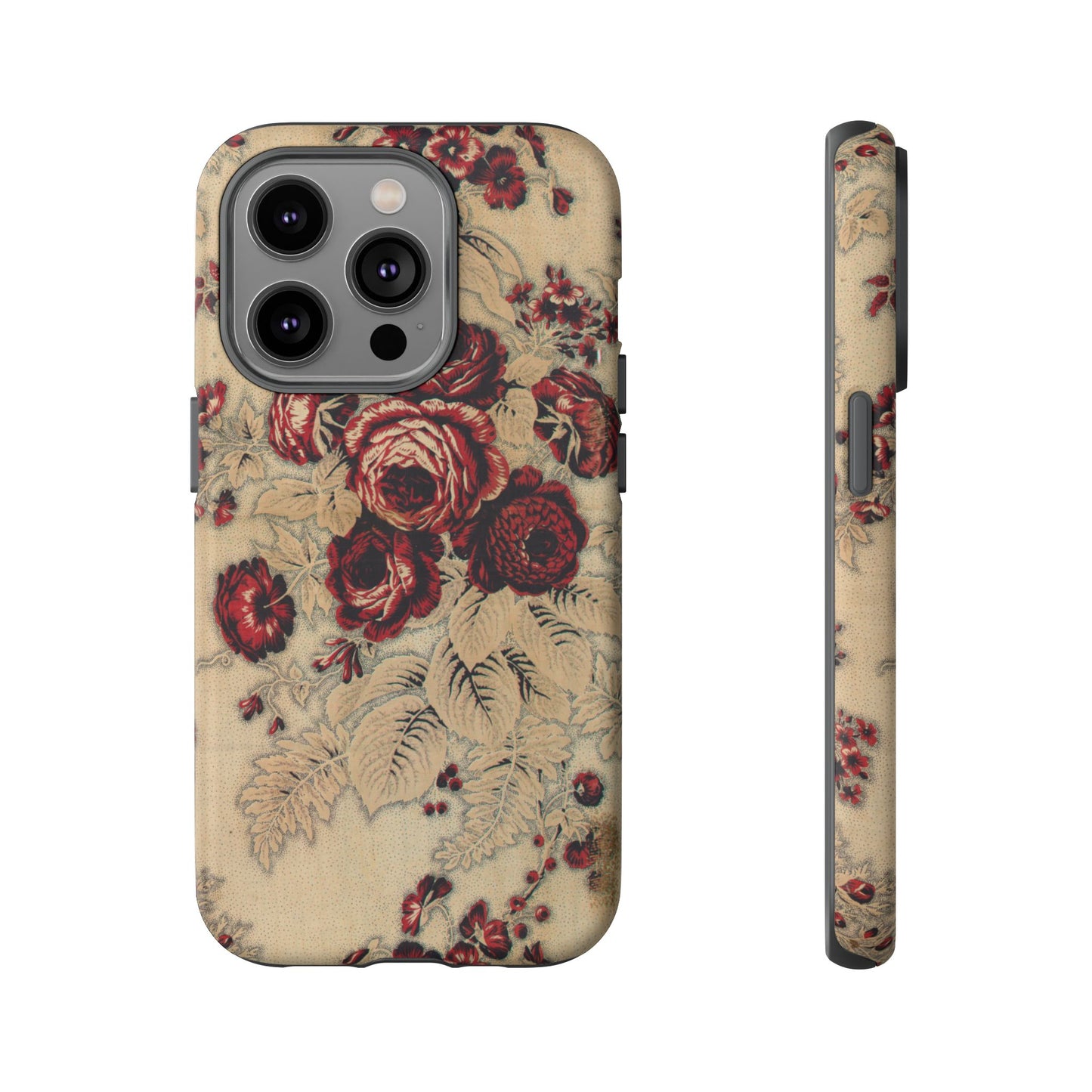 Red Roses Vintage iPhone Case
