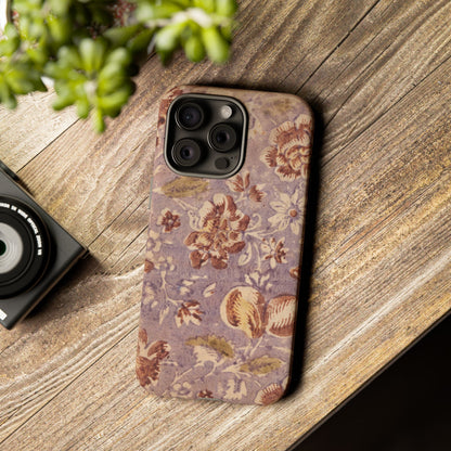 Vintage Lavender & Rose Fruit & Floral iPhone Case