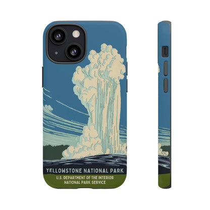 Yellowstone National Park Retro iPhone Case