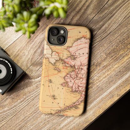Alaska Territory Antique Map iPhone Case