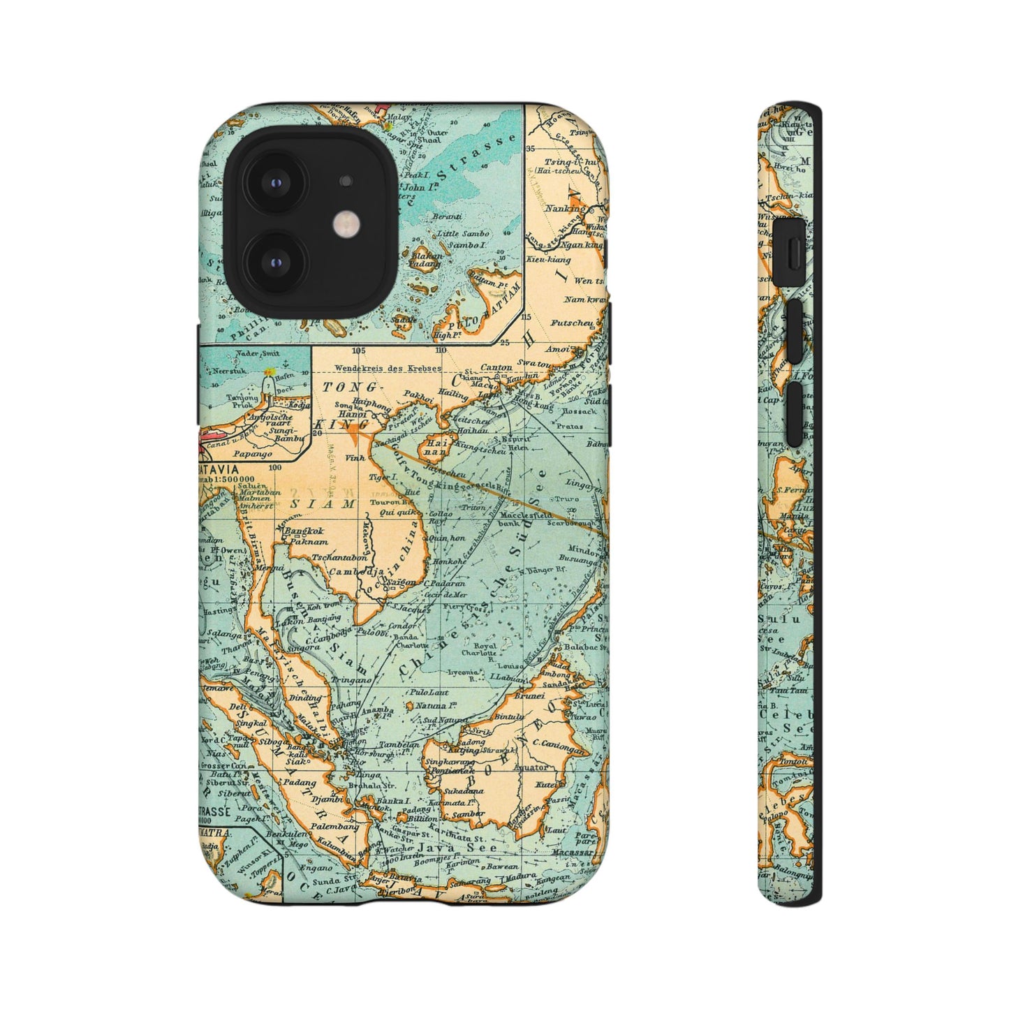 South China Sea Antique Map iPhone Case