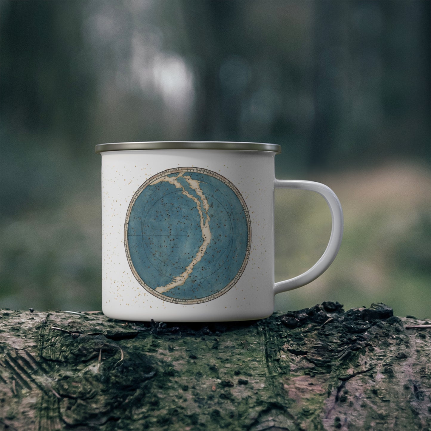 Celestial Star Map Enamel Camping Cup