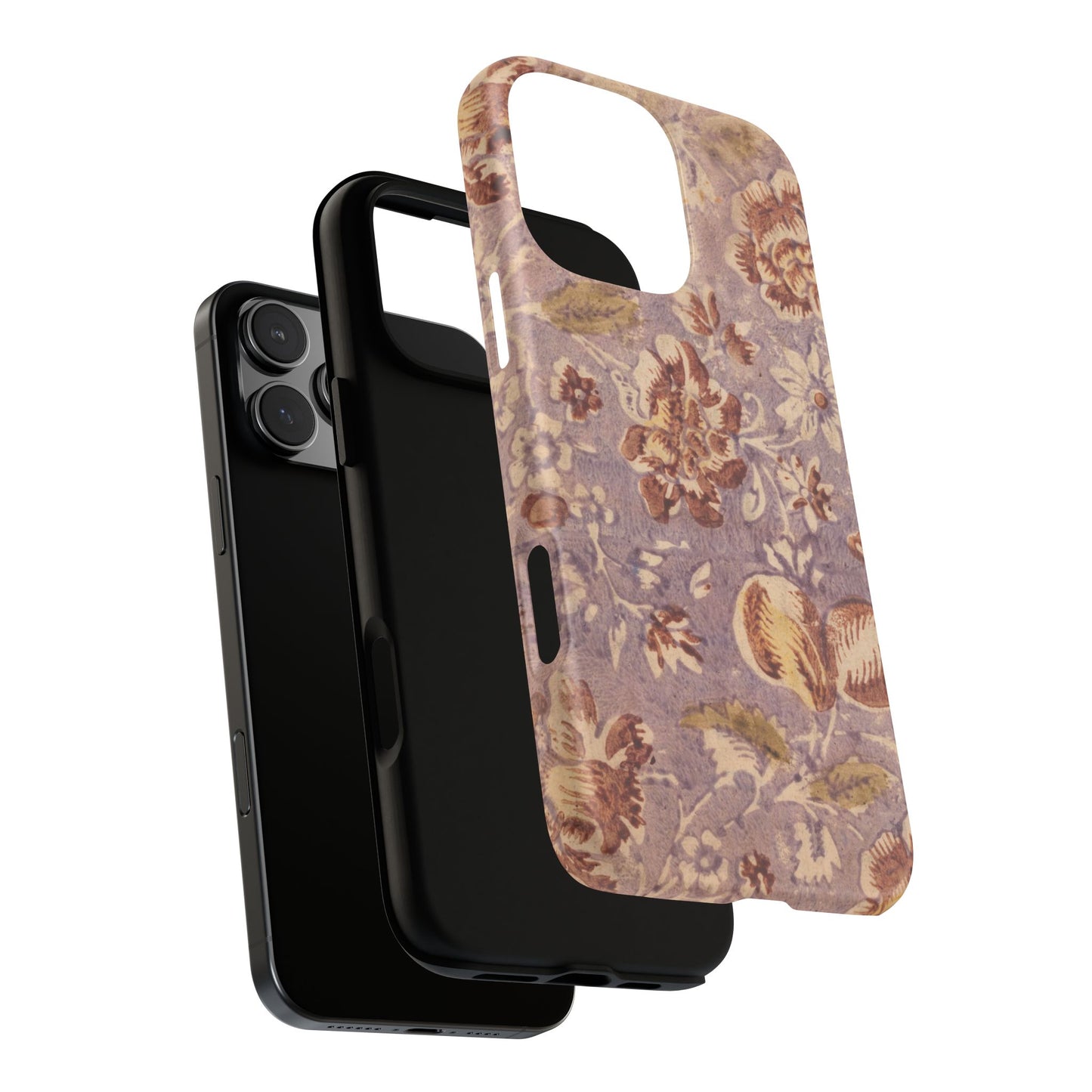 Vintage Lavender & Rose Fruit & Floral iPhone Case