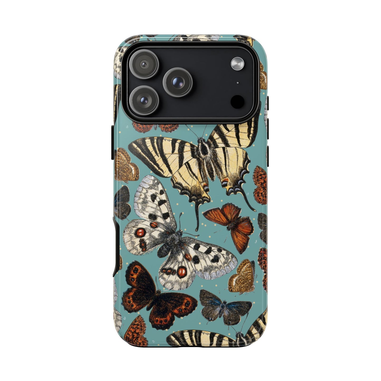 Butterflies Vintage Illustration iPhone Case