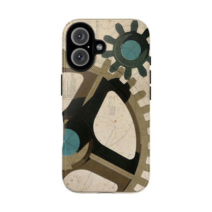 Antique Industrial Cog Wheels iPhone Case