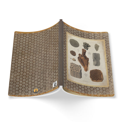 Fossils Vintage Brown Softcover Pocket Notebook