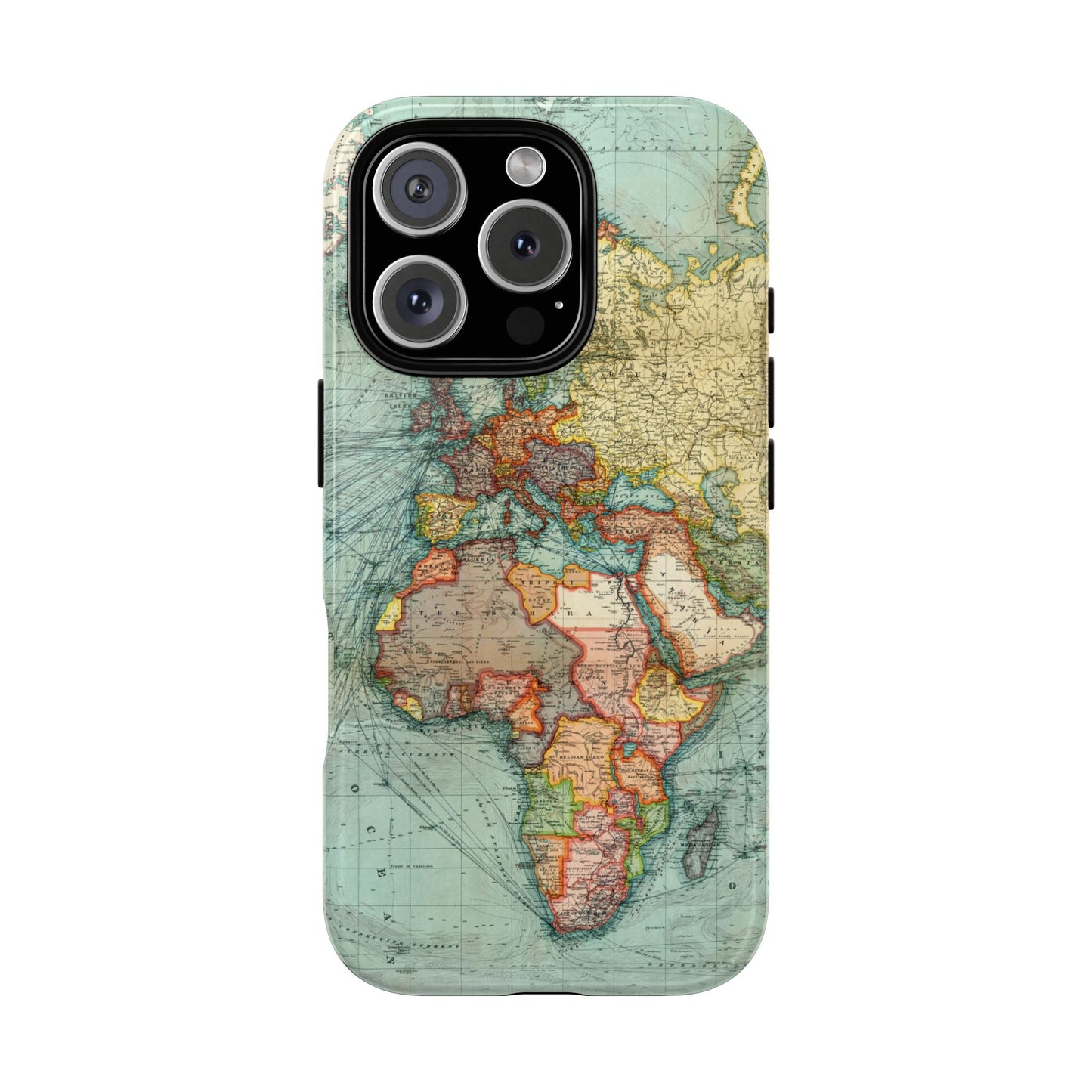 World Map iPhone Case