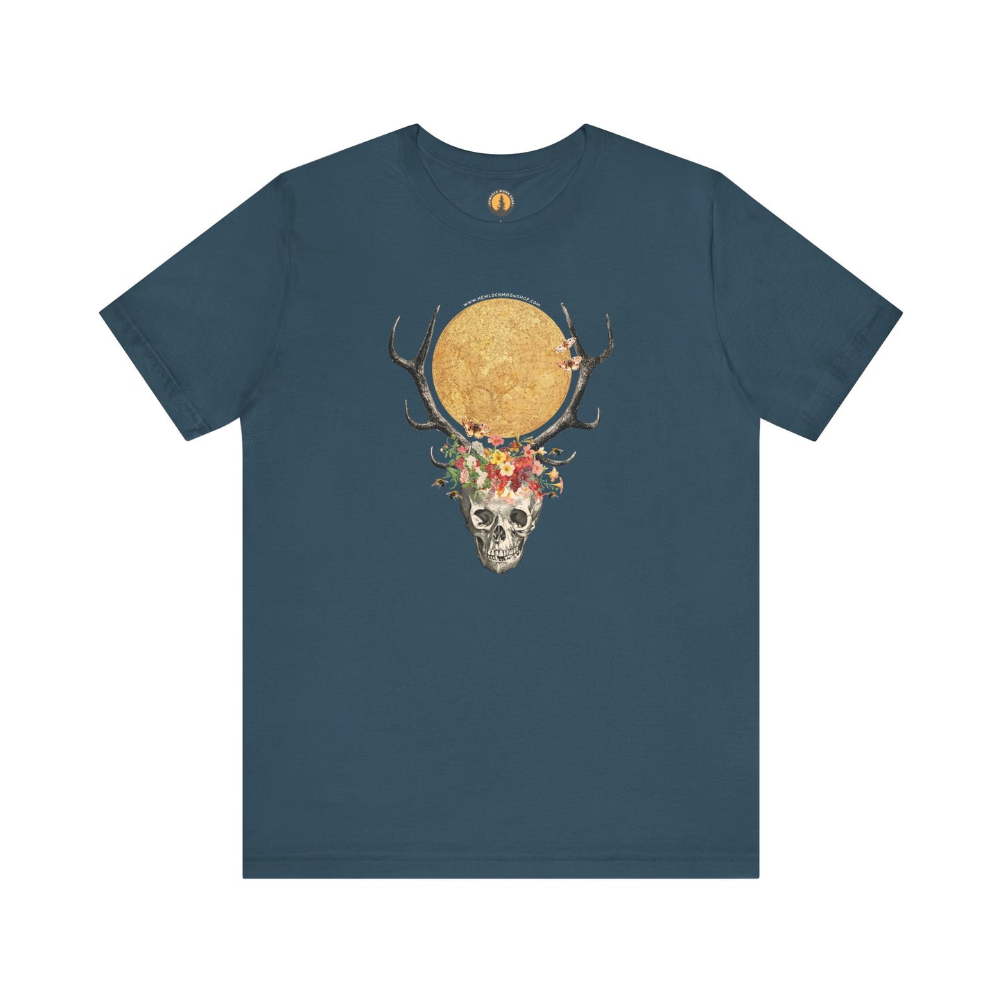 Bohemian Skull & Antlers Tee