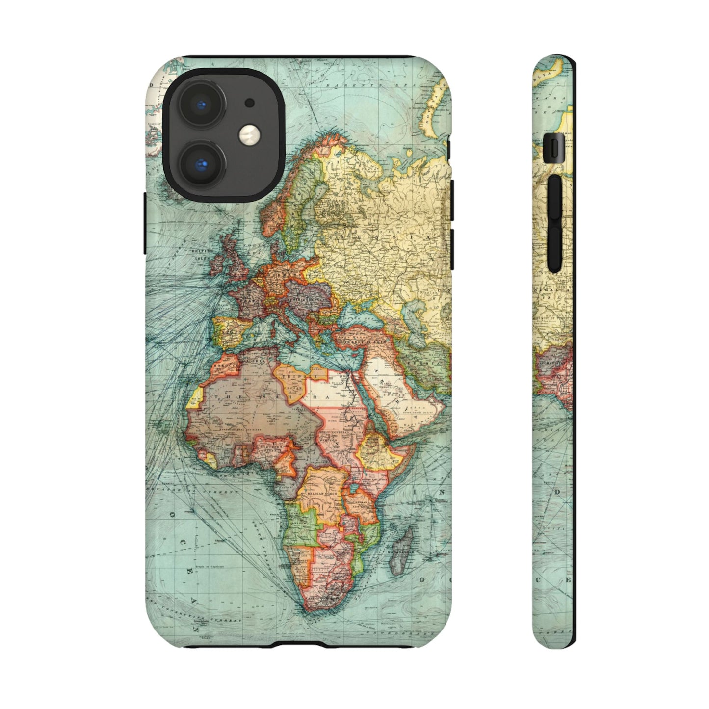 World Map iPhone Case