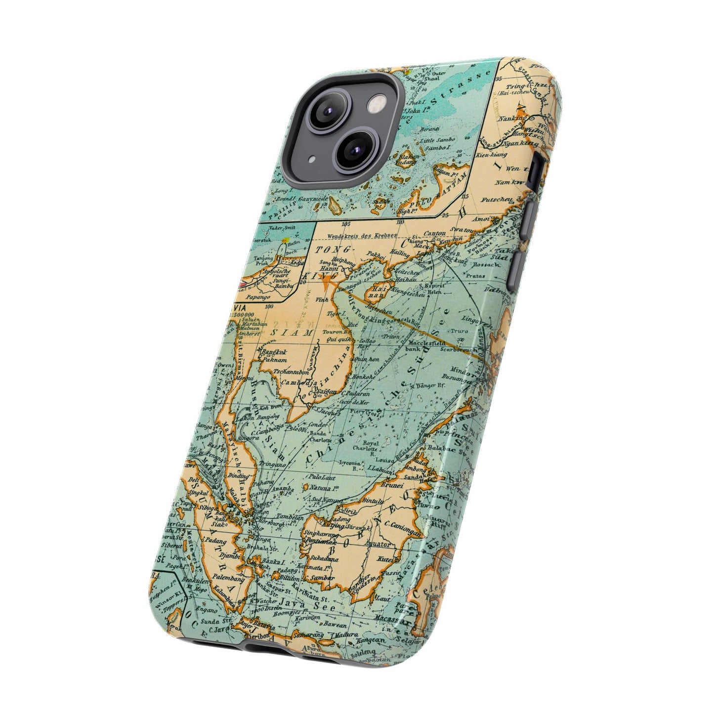 South China Sea Antique Map iPhone Case