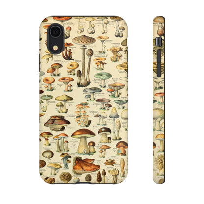 Mushrooms Vintage Field Guide iPhone Case