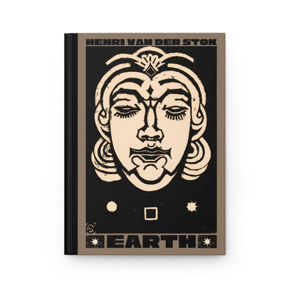 Earth Hardcover Journal | Henri van der Stok's Planet Masks No. 003