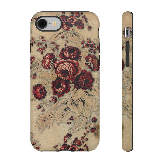 Red Roses Vintage iPhone Case