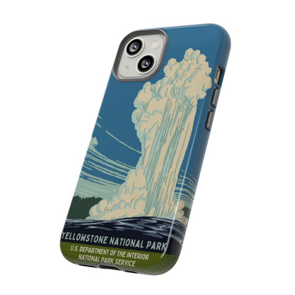 Yellowstone National Park Retro iPhone Case