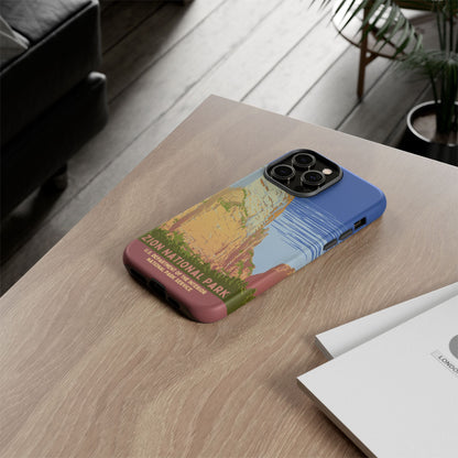 Zion National Park Retro iPhone Case