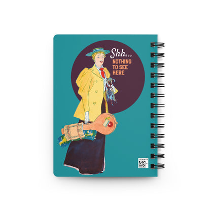 The Escape Plan | Retro Art Spiral Notebook