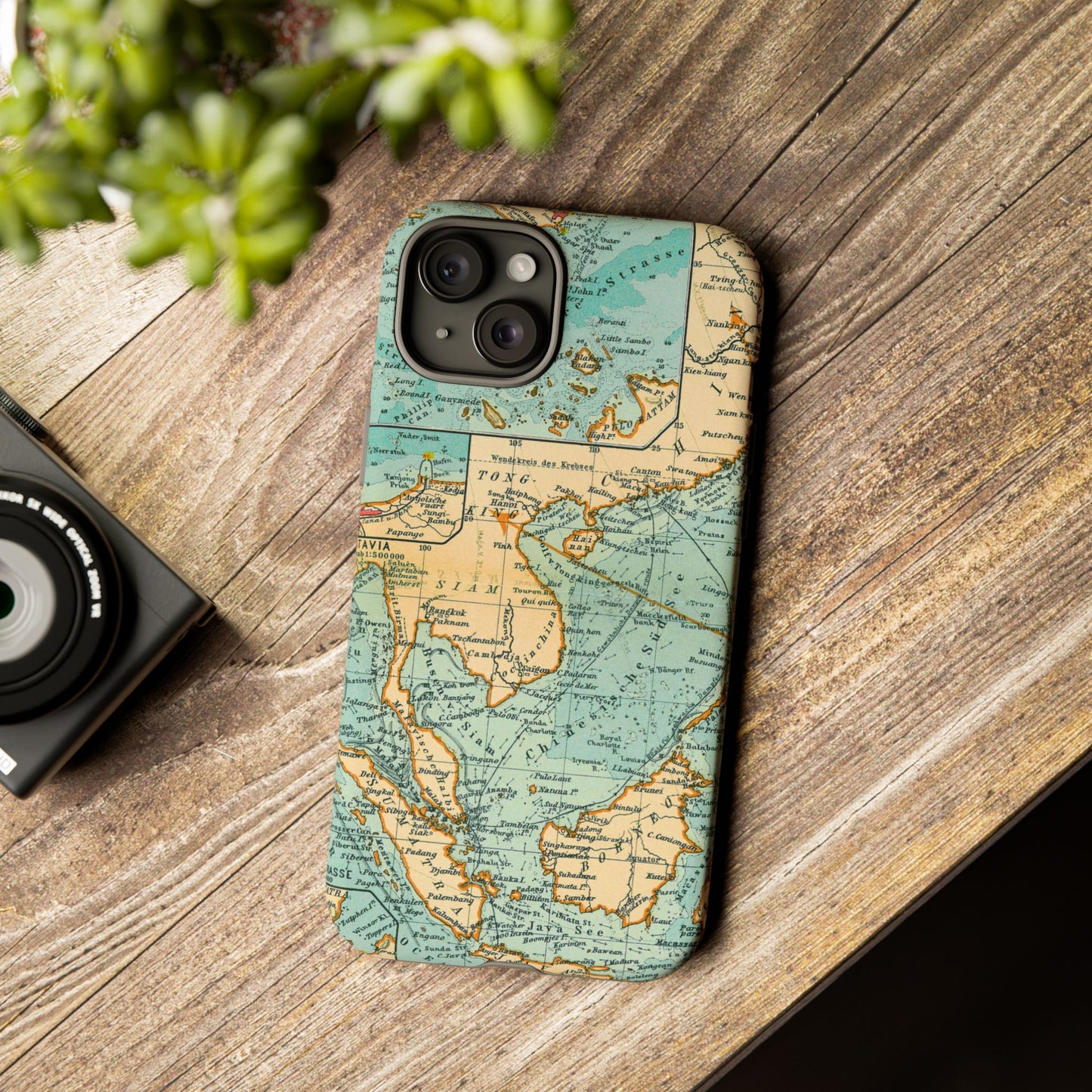 South China Sea Antique Map iPhone Case