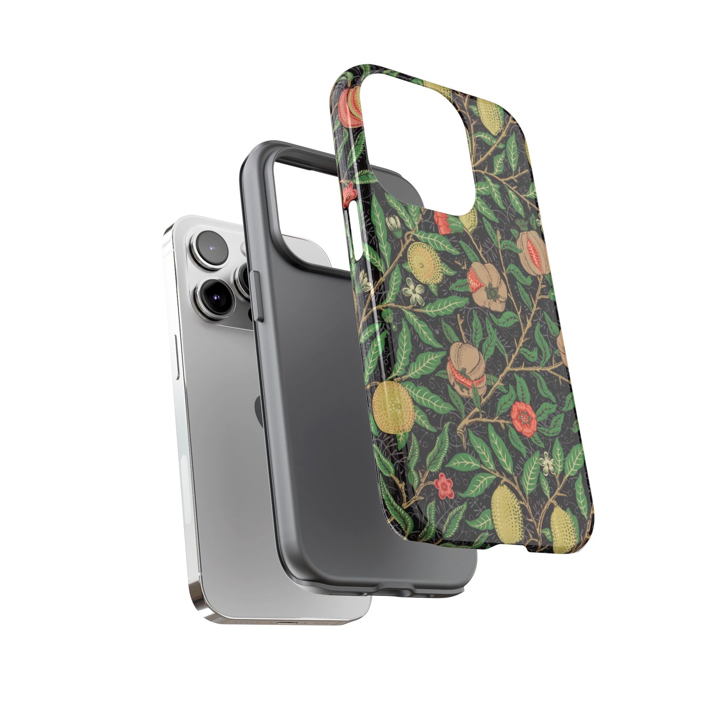 Pomegranate Pattern Antique Arts & Crafts iPhone Case
