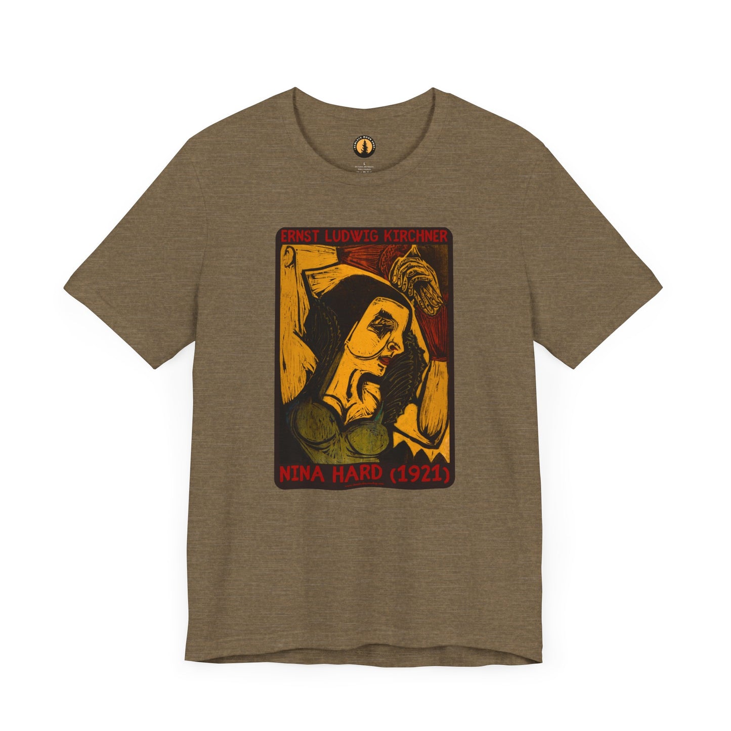 Vintage Art Tee: Nina Hard by Ernst Ludwig Kirchner