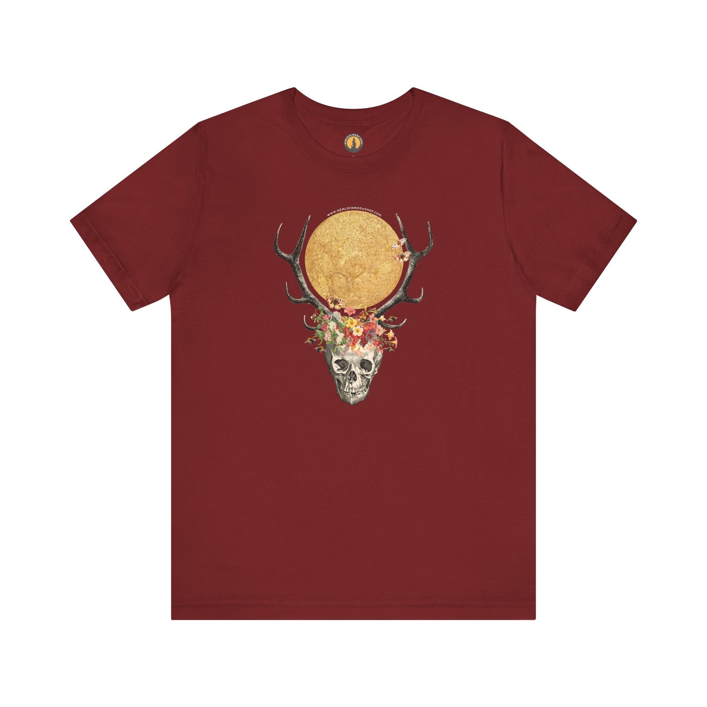 Bohemian Skull & Antlers Tee