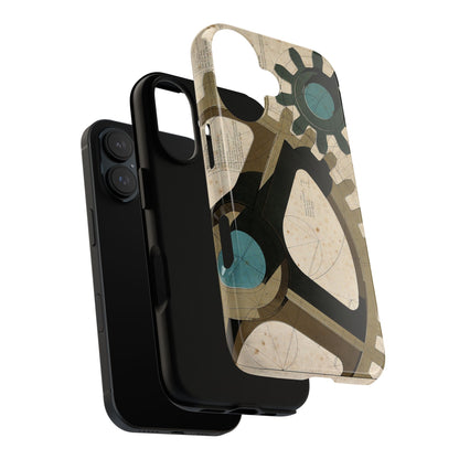 Antique Industrial Cog Wheels iPhone Case