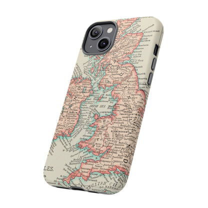 British Isles Vintage Map iPhone Case