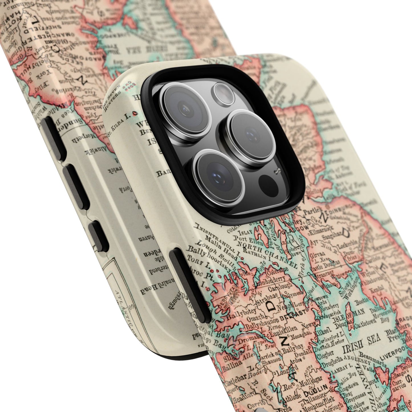 British Isles Vintage Map iPhone Case