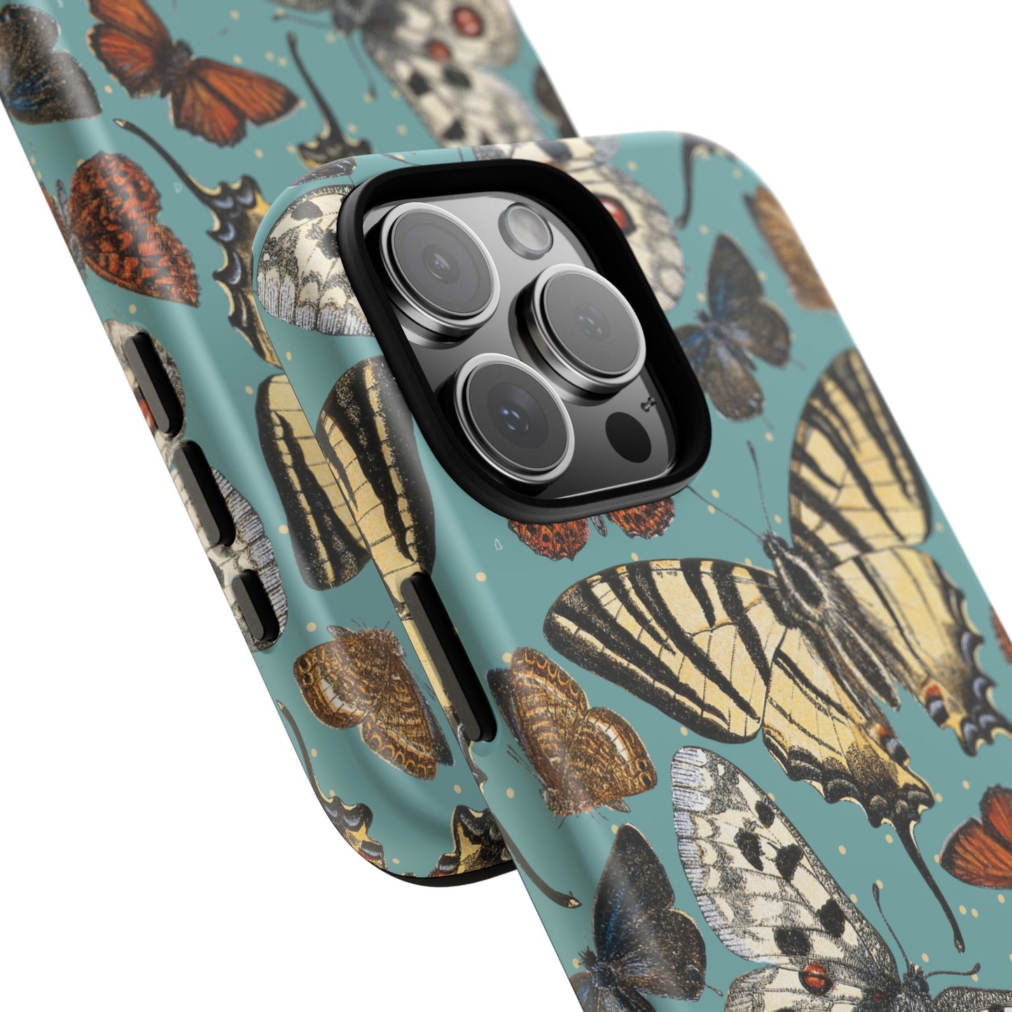 Butterflies Vintage Illustration iPhone Case