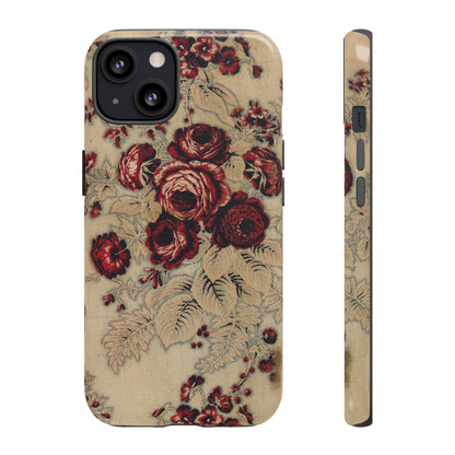 Red Roses Vintage iPhone Case