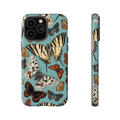 Butterflies Vintage Illustration iPhone Case