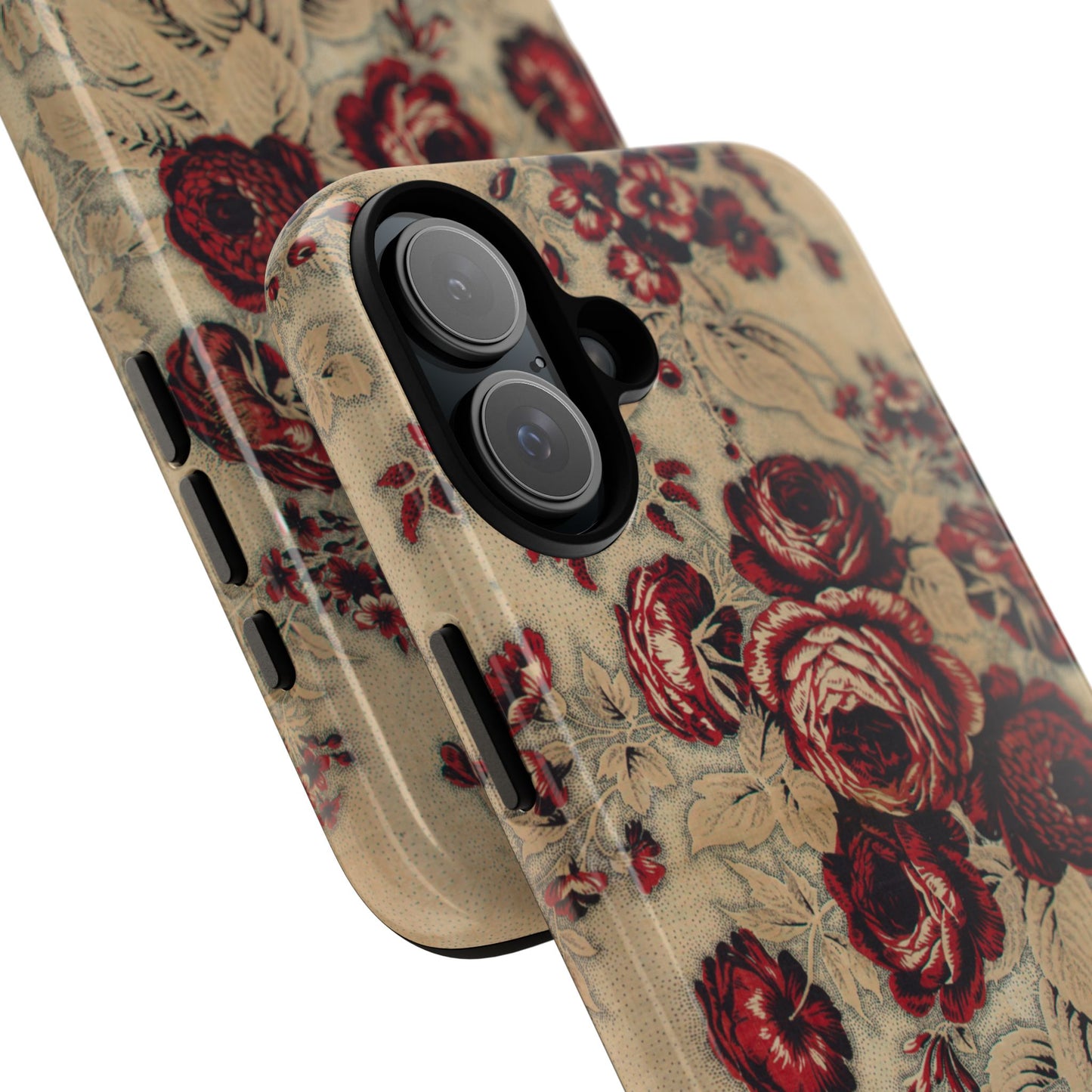 Red Roses Vintage iPhone Case