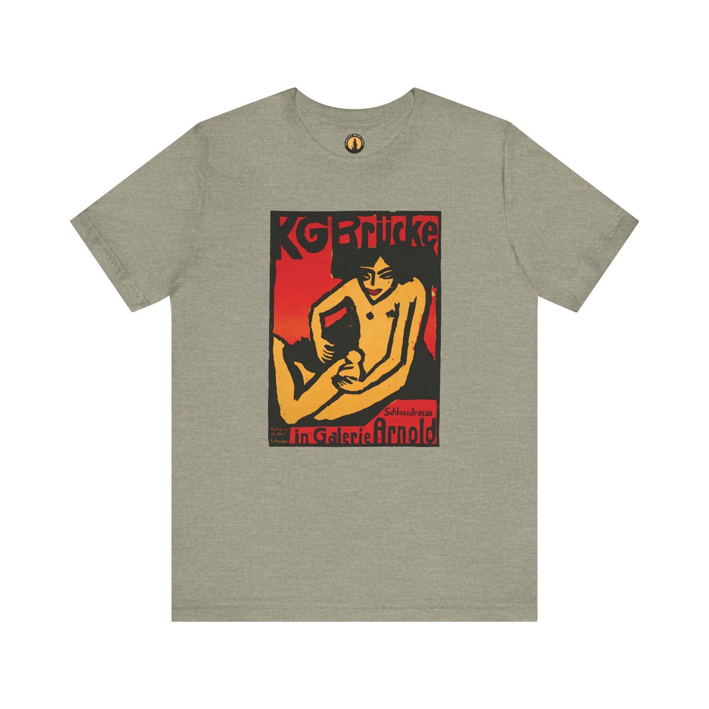 Die Brücke German Expressionism Art Tee | Ernst Ludwig Kirchner
