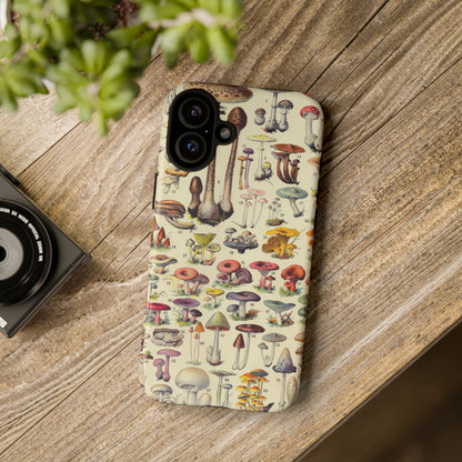 Antique Forager Fungi iPhone Case