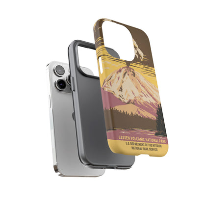 Lassen Volcanic National Park Retro iPhone Case