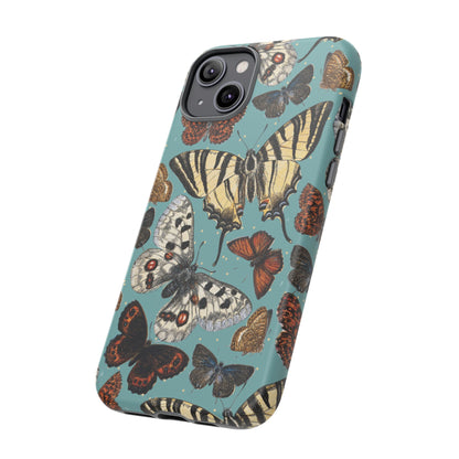 Butterflies Vintage Illustration iPhone Case
