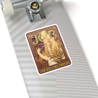 Blonde Job Rolling Papers | Vintage Art Nouveau Sticker (4 sizes)